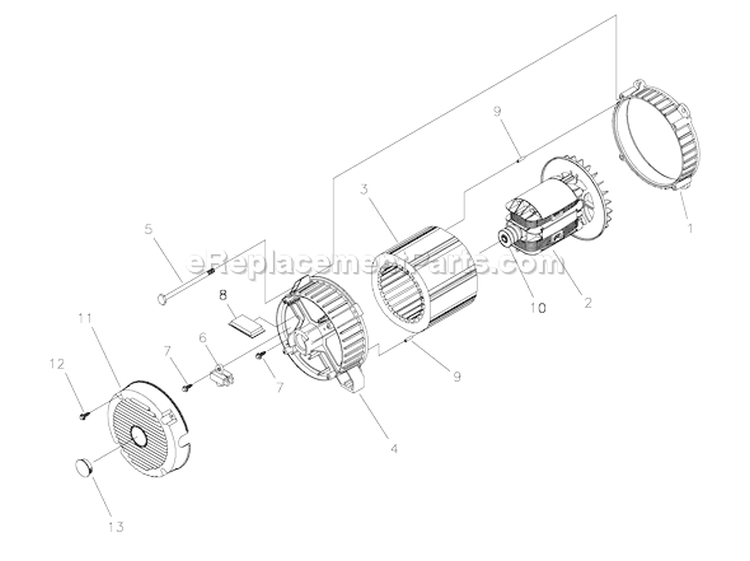 Page A Diagram and Parts List for 030374-0  Briggs and Stratton Generator